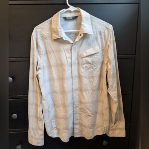 Outdoor Research Men's Casual Button Down Shirt - Light Gray